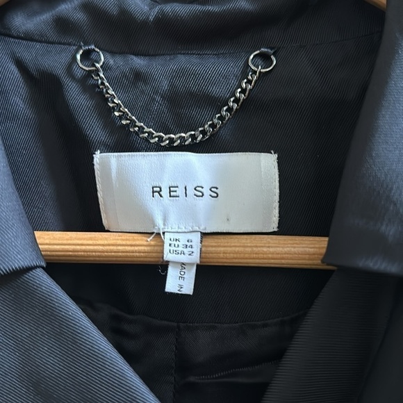 REISS Dafne Mac Trench Missing Belt Sz2 - Picture 6 of 12